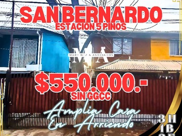 Arriendo Mensual / Casa / San Bernardo