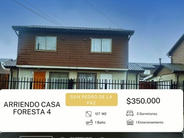 Arriendo Mensual / Casa / San Pedro de la Paz