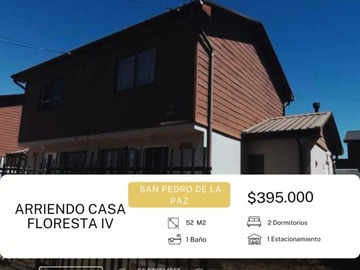 Arriendo Mensual / Casa / San Pedro de la Paz