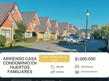 Arriendo Mensual / Casa / San Pedro de la Paz