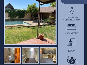 Arriendo Mensual / Casa / Talca