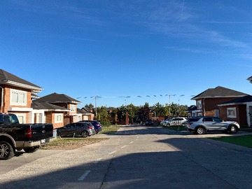 Vista desde el fondo del condominio
