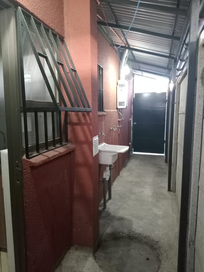 Loggia cerrada y techada
