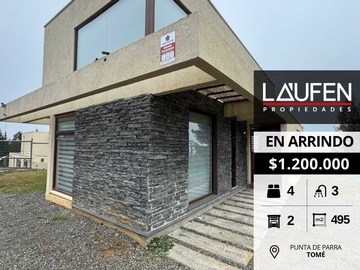 Arriendo Mensual / Casa / Tomé