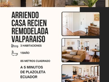 Arriendo Mensual / Casa / Valparaíso