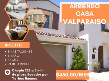 Arriendo Mensual / Casa / Valparaíso