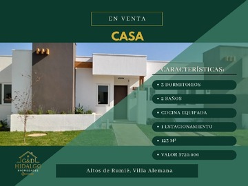 Arriendo Mensual / Casa / Villa Alemana