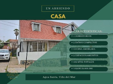 Arriendo Mensual / Casa / Viña del Mar