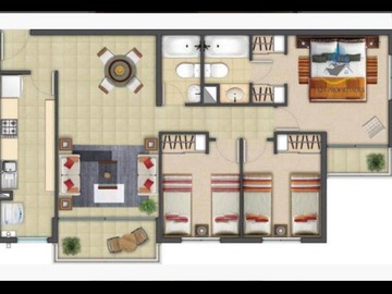 Arriendo Mensual / Departamento / Antofagasta