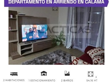 Arriendo Mensual / Departamento / Calama