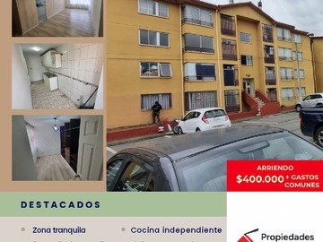 Arriendo Mensual / Departamento / Cerrillos