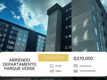 Arriendo Mensual / Departamento / Chiguayante