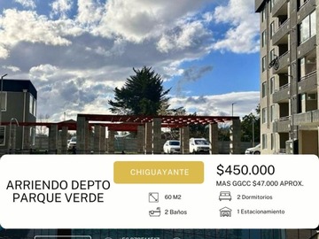 Arriendo Mensual / Departamento / Chiguayante