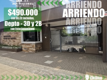 Arriendo Mensual / Departamento / Chillán