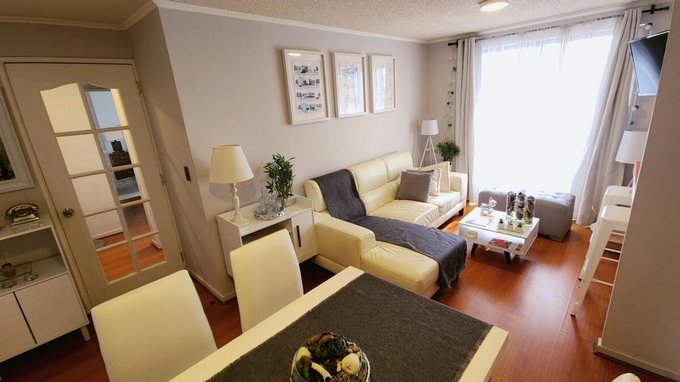 Vista living comedor