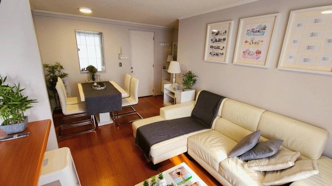 Vista living comedor