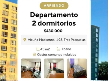 Arriendo Mensual / Departamento / Concepción