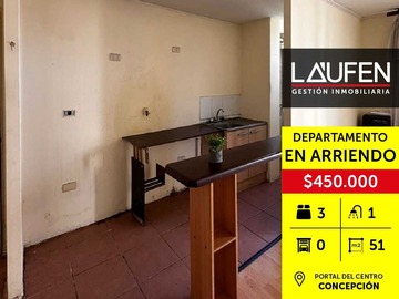 Arriendo Mensual / Departamento / Concepción