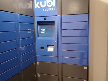 Lockers autonomo recibo de encomiendas