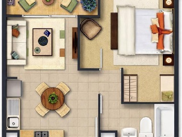 Arriendo Mensual / Departamento / Concepción