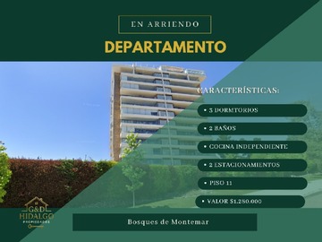 Arriendo Mensual / Departamento / Concón