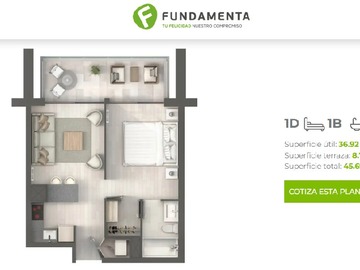 Arriendo Mensual / Departamento / Concón