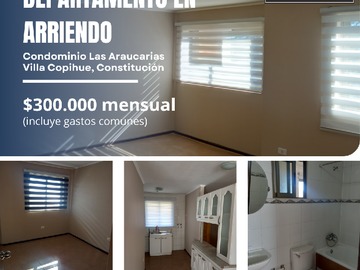 Arriendo Mensual / Departamento / Constitución