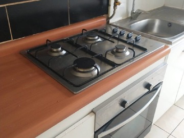 Cocina con encimera