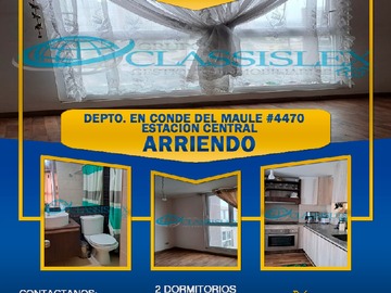 Arriendo Mensual / Departamento / Estación Central