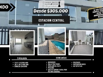 Arriendo Mensual / Departamento / Estación Central