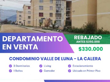 Arriendo Mensual / Departamento / La Calera
