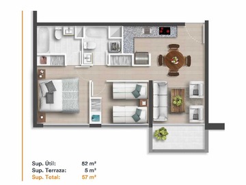 Arriendo Mensual / Departamento / La Florida