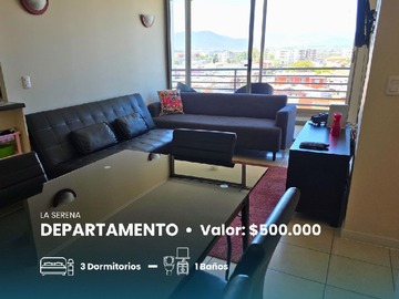 Arriendo Mensual / Departamento / La Serena