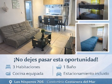 Arriendo Mensual / Departamento / La Serena