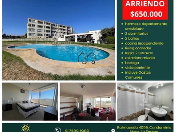 Arriendo Mensual / Departamento / La Serena