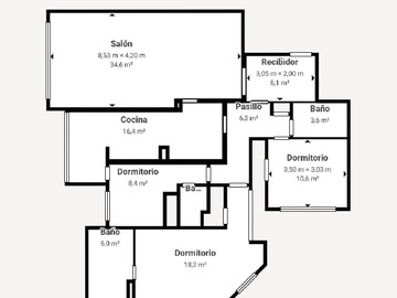 Arriendo Mensual / Departamento / Las Condes