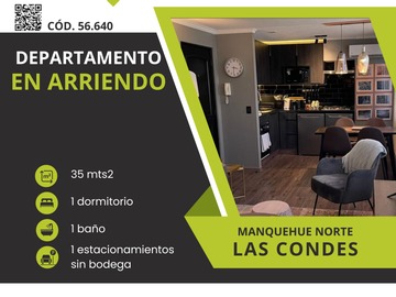 Arriendo Mensual / Departamento / Las Condes