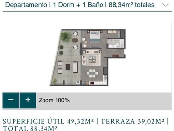 Arriendo Mensual / Departamento / Las Condes