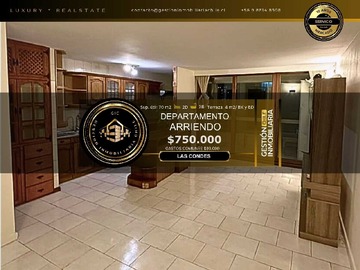 Arriendo Mensual / Departamento / Las Condes