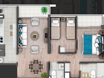 Arriendo Mensual / Departamento / Macul