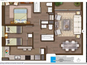 Arriendo Mensual / Departamento / Macul