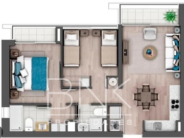 Arriendo Mensual / Departamento / Macul