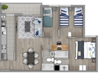 Arriendo Mensual / Departamento / Maipú