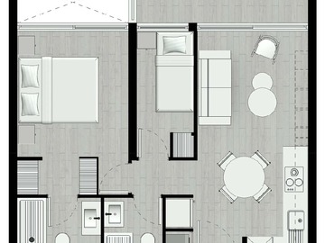 Arriendo Mensual / Departamento / Ñuñoa