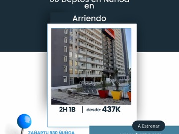 Arriendo Mensual / Departamento / Ñuñoa