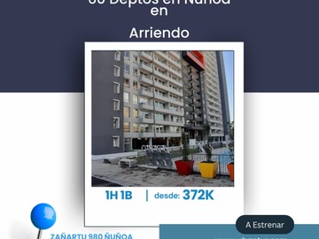 Arriendo Mensual / Departamento / Ñuñoa