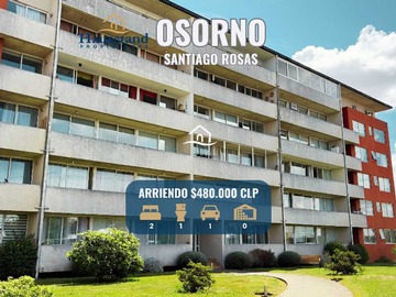 Arriendo Mensual / Departamento / Osorno