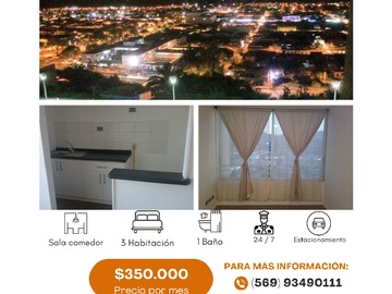 Arriendo Mensual / Departamento / Ovalle