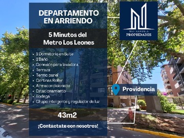 Arriendo Mensual / Departamento / Providencia