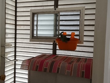 Logia revestida en policarbonato